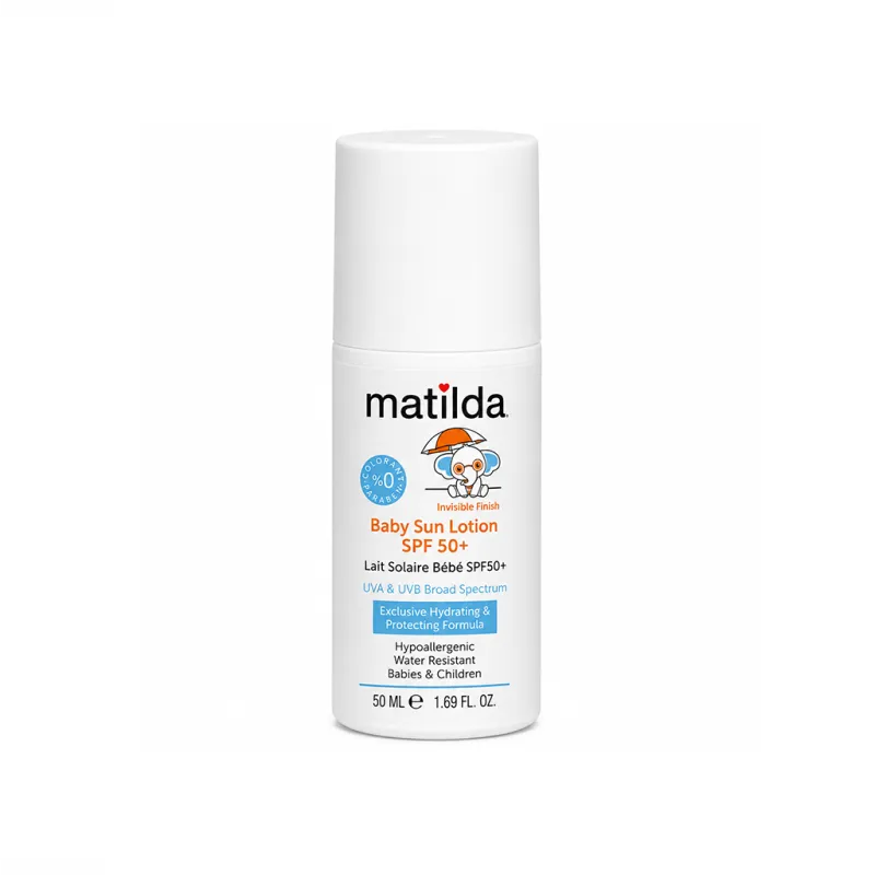 لوسیون ضد آفتاب کودک ماتیلدا SPF 50+