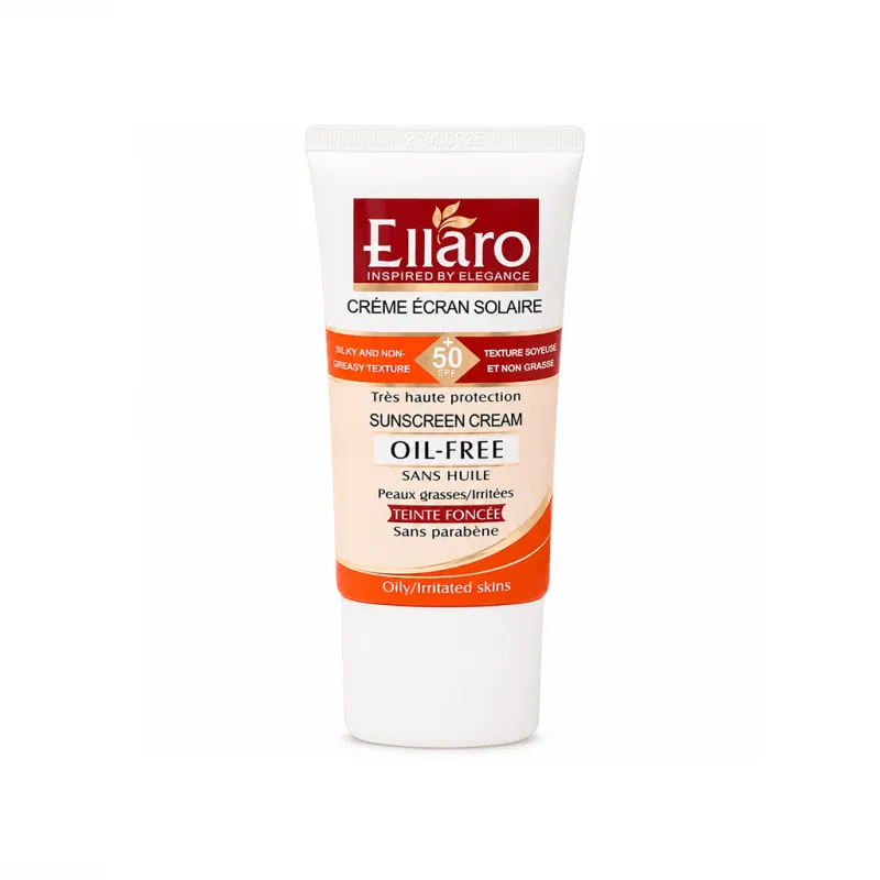 ضد آفتاب رنگی فاقد چربی الارو SPF50 مناسب پوست چرب و مستعد تحریک