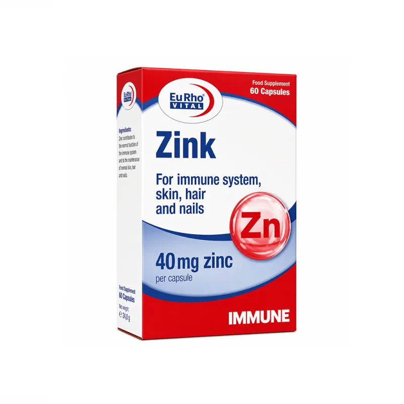 کپسول زینک 40 میلی گرم یوروویتال
