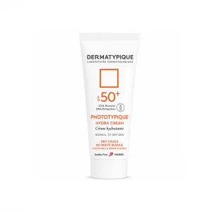 کرم ضد آفتاب بی رنگ با SPF50 فتوتیپیک درماتیپیک مناسب پوست نرمال و خشک
