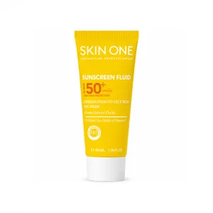 فلوئید ضد آفتاب SPF 50 پوست مختلط تا چرب اسکین وان