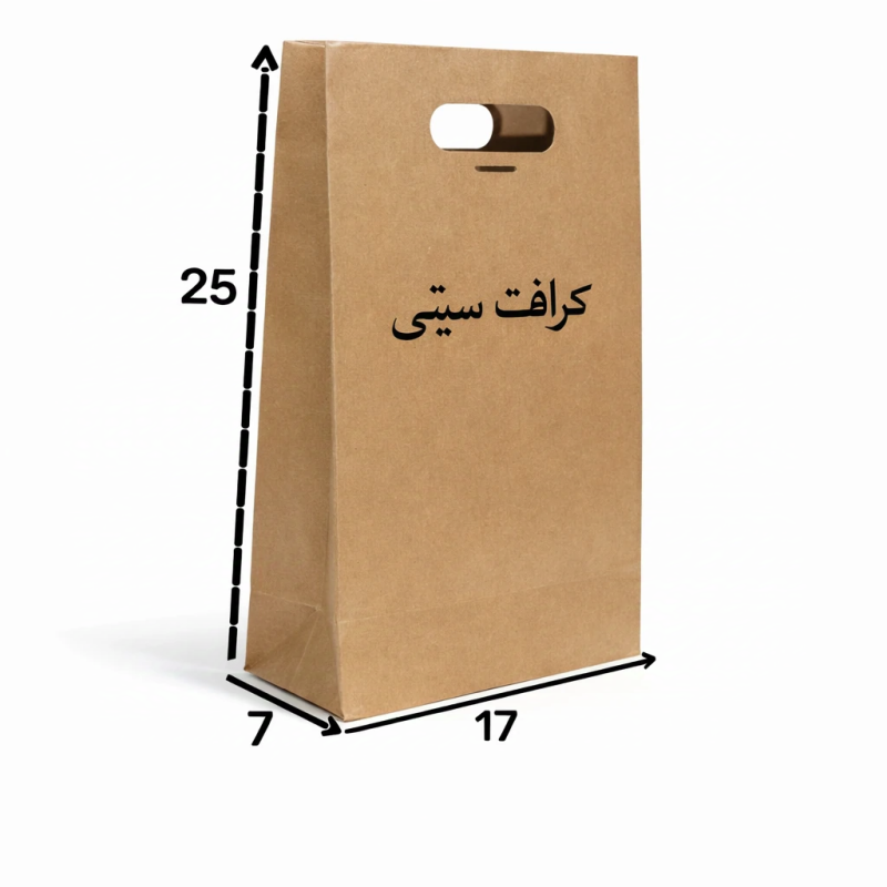 بگ دسته موزی ابعاد25*17*7