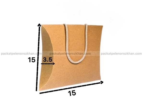 بگ کرافت بالشی سایز ۱۵در۱۵در۳.۵