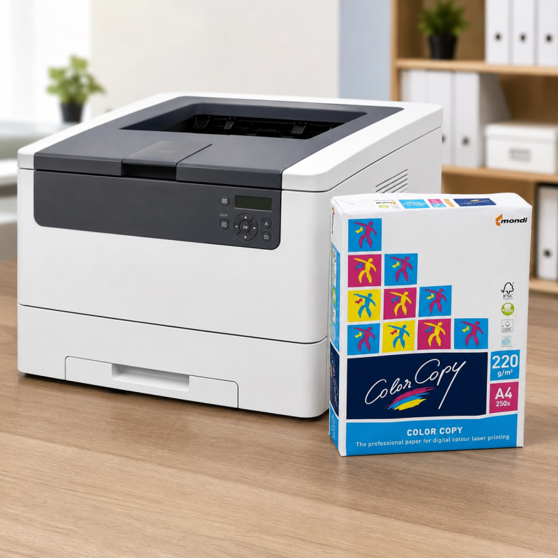 کاغذ a4  کالر کپی 220 گرم