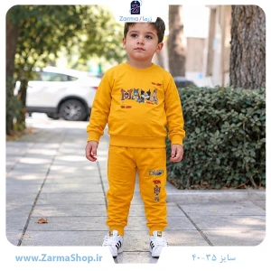 ست بلوز و شلوار پسرانه با طرح تام و جری ماما