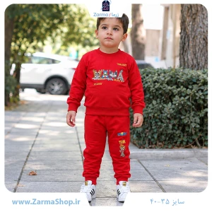 ست بلوز و شلوار پسرانه با طرح تام و جری ماما