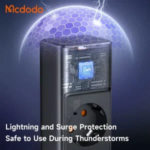 چند راهی و محافظ برق مک دودو مدل Mcdodo Surge Protection Power Strip CH-0620