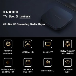 اپ اندروید باکس شیائومی نسل دوم مدل Xiaomi Android Box S 2nd Gen
