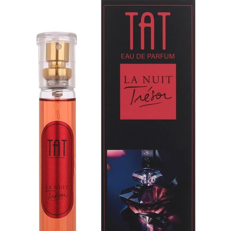  عطر جیبی زنانه تات مدل La Nuit Tresor Lancome با رایحه گرم و شیرین حجم 25 میلی لیتر