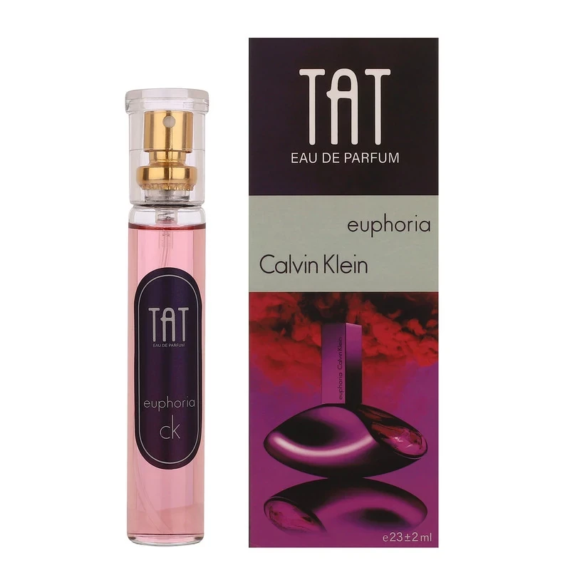 عطر جیبی زنانه تات مدل کالوین کلین ایفوریا Euphoria Calvin Klein با رایحه تند حجم 25 میلیلیتر