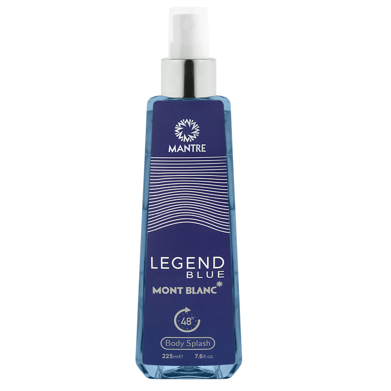 بادی اسپلش مون بلان لجند بلو MONT BLANC LEGEND BLUE مانتره حجم225 میلی لیتر