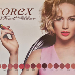 رژ لب مایع ضد آب FOREXفورکس در 18 رنگ 