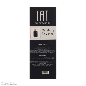 عطر جیبی مردانه تات مدل de Marly Layton با رایحه شیرین و تند حجم 25 میلی لیتر