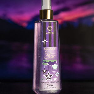بادی سپلش اکلیلی سکرت استار secret star مانتره 225 میلی لیتر