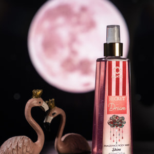  بادی سپلش اکلیلی سکرت لاو secret pink مانتره 225 میلی لیتر