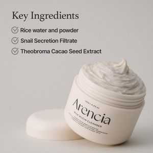 فوم شستشوی صورت ارنسیا Rice Mucin Cleanser