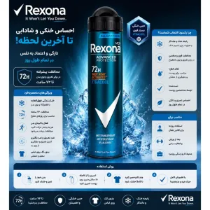 اسپری ضدتعریق مردانه Rexona Cool