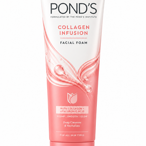 فوم شستشوی صورت پوندز Collagen Infusion حاوی کلاژن 