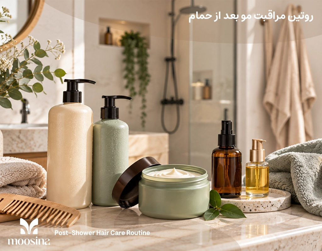 استفاده از سرم و روغن مو بعد از حمام برای مراقبت از ساقه مو