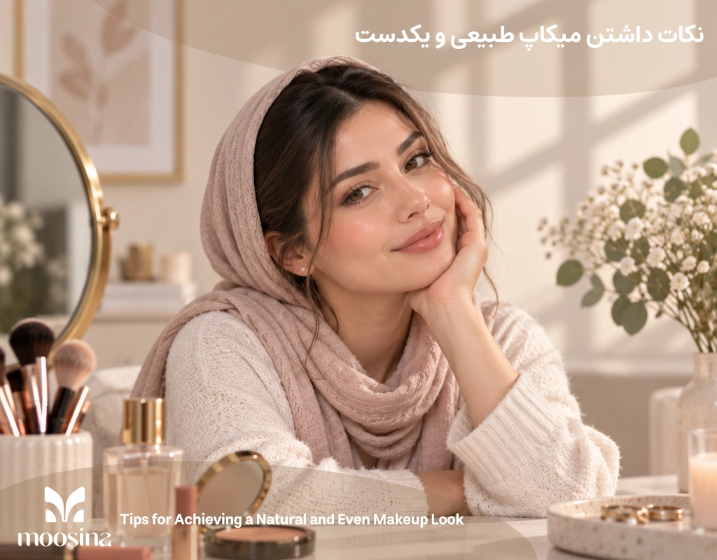 آرایش طبیعی و یکدست با انتخاب و استفاده صحیح از محصولات آرایشی