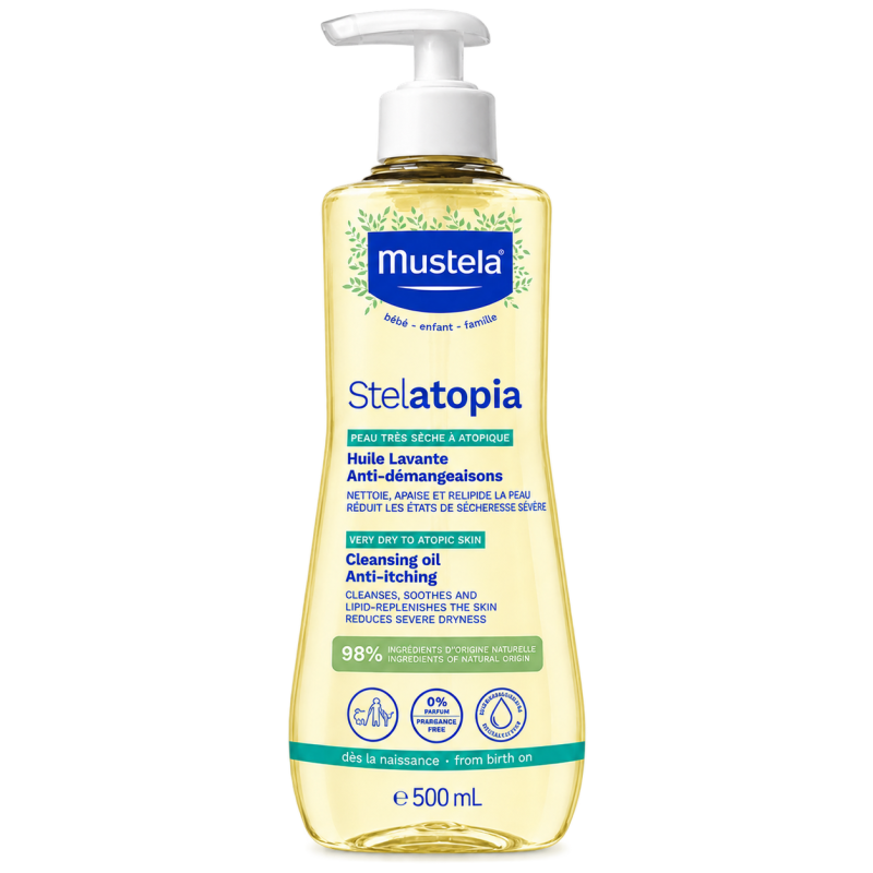 روغن پاک کننده (شوینده) استلاتوپیا موستلا Mustela حجم 500 میل