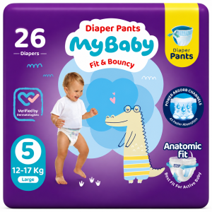 پوشک شورتی کانال دار مای بیبی my baby سایز 5 (26 عددی)