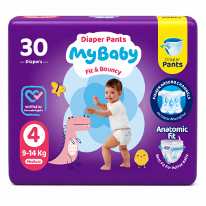 پوشک شورتی کانال دار مای بیبی my baby سایز 4 (30 عددی)