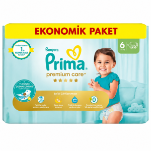 پوشک بچه پریما سایز شش 35 عددی