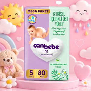 پوشک اقتصادی جان به به سایز 5 بسته 80 عددی