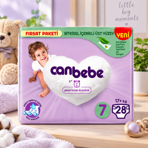 پوشک بچه جان به به سایز 7 بسته 28 عددی