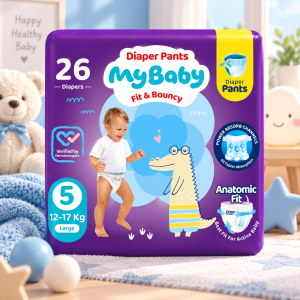 پوشک شورتی کانال دار مای بیبی my baby سایز 5 (26 عددی)