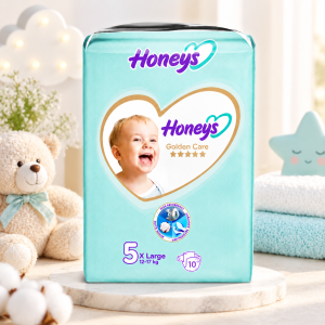 پوشک بچه هانیز سایز پنج 10 عددی