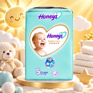 پوشک بچه هانیز سایز پنج 10 عددی