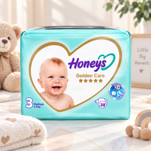 پوشک بچه هانیز سایز سه 38 عددی
