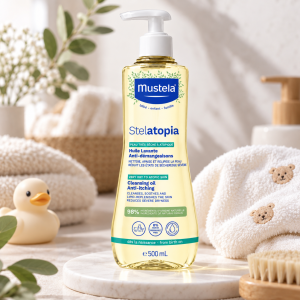 روغن پاک کننده (شوینده) استلاتوپیا موستلا Mustela حجم 500 میل