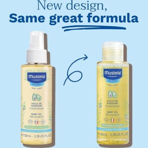 روغن ماساژ بچه موستلا حجم ۱۰۰ میلی‌لیتر mustela