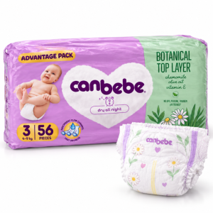 پوشک بچه جان به به Canbebe سایز 3 بسته 56عددی