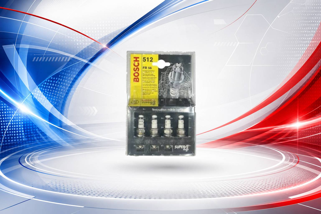 شمع پایه کوتاه چهارپلاتین FR56 بوش Bosch 4 عددی