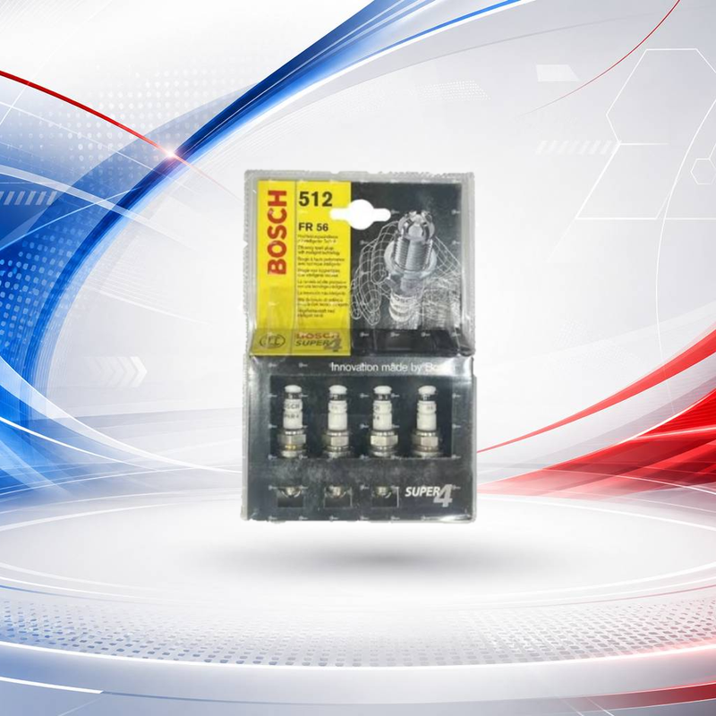 شمع پایه کوتاه چهارپلاتین FR56 بوش Bosch 4 عددی