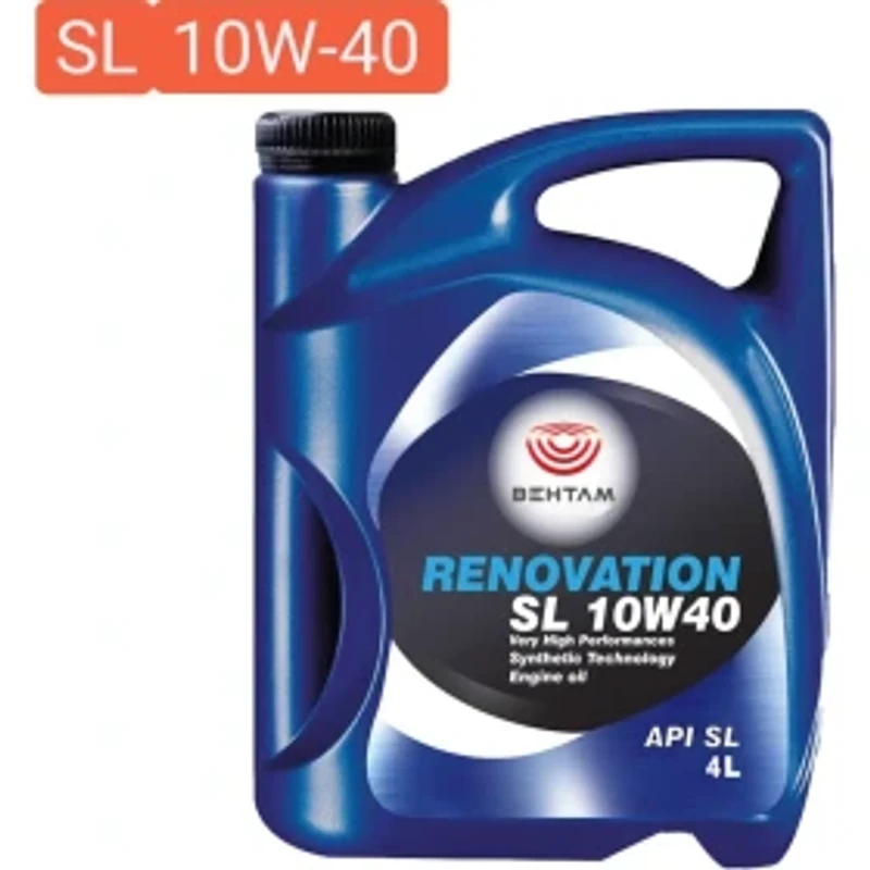 روغن موتور بهتام رنوویشن مدل 10W-40 SL حجم 4 لیتری