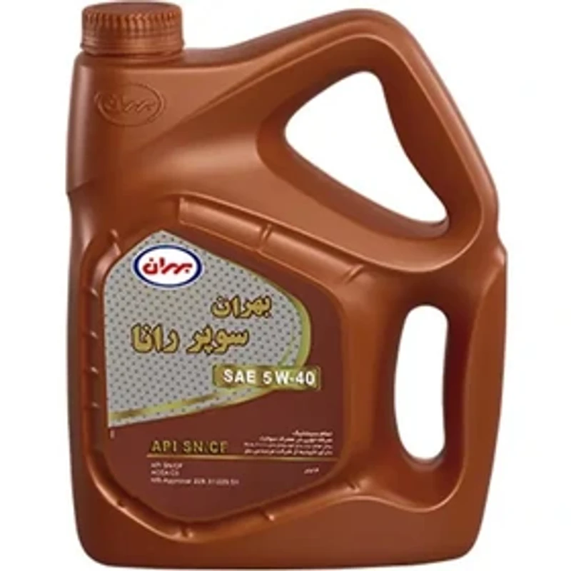روغن موتور بهران مدل سوپر رانا 5W40 API SN/CF چهار لیتری