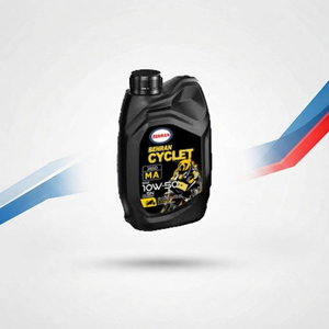 روغن موتورسیکلت بهران مدل SN 10W-50 نیمه سینتتیک ۱ لیتری