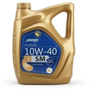 روغن موتور اسپیدی مدل پلاتینیوم ۱۰W40 SM حجم 4 لیتر 