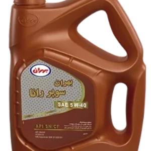 روغن موتور بهران مدل سوپر رانا 5W40 API SN/CF  پنج لیتری