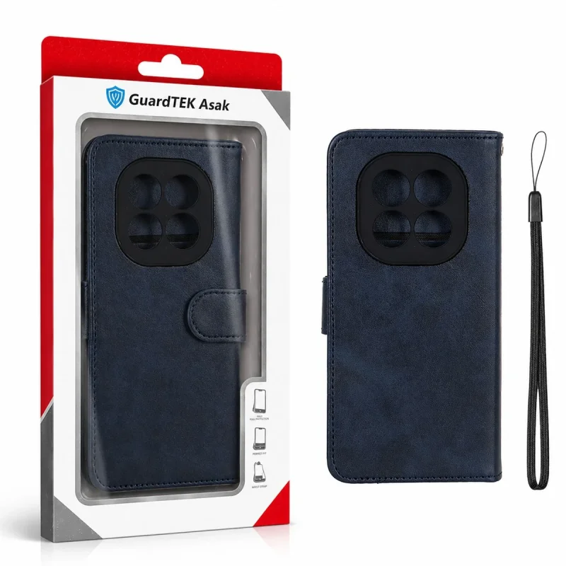 کیف کلاسوری گاردتک اساک مدل Prime Band مناسب برای گوشی موبایل شیائومی Redmi Note 14 Pro 4G به همراه بندآویز