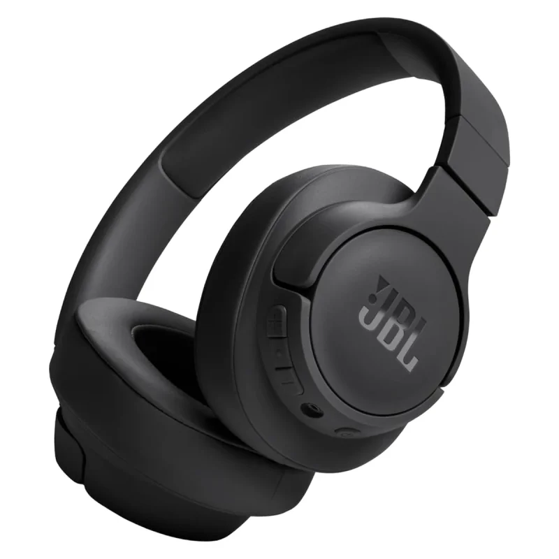 هدفون بلوتوثی جی بی ال مدل Tune 720BT با نویز کنسلینگ میکروفون (ENC)، درگاه شارژ USB Type-C، با قابلیت اتصال به چند دستگاه، دارای طراحی تاشو، قابلیت شارژ سریع، اتصال به صورت بی سیم و ‌، مقاوم در برابر رطوبت و عرق