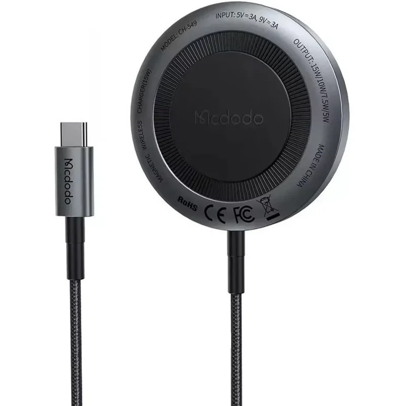 شارژر بی سیم 15وات مک دودو مدل CH-5490