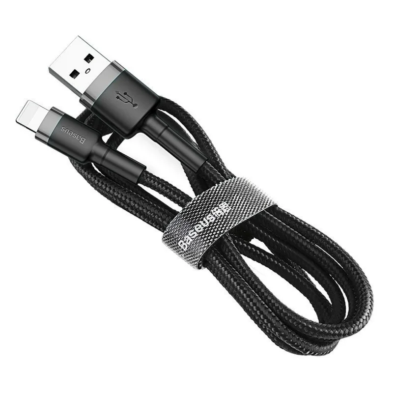 کابل تبدیل USB به لایتنینگ باسئوس مدل Cafule Cable طول 1 متر