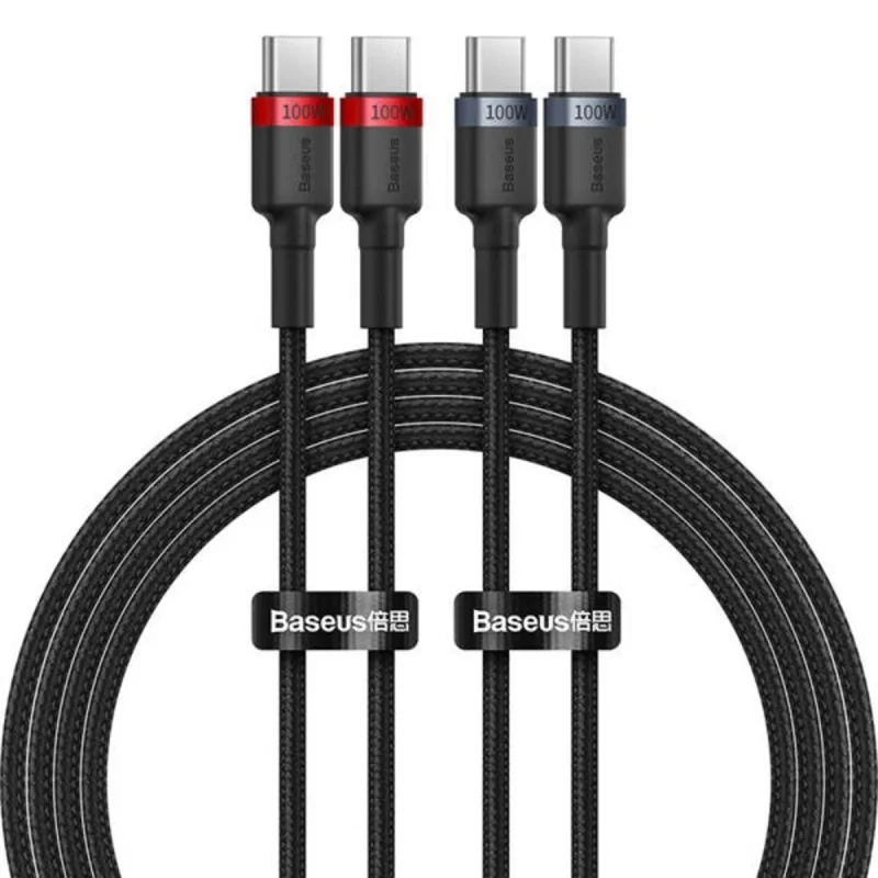 کابل USB-C بیسوس مدل B-2pcs طول 1 متر