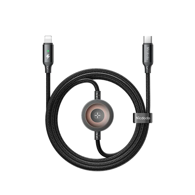 کابل شارژ USB-C به لایتنینگ و اپل واچ مک دودو مدل ca-5680 طول 1.5 متر